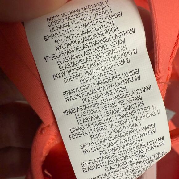 La Blanca Coral Reef Pink Island Goddess Cross-Back One Piece V-Neck Swimsuit 2 - Picture 10 of 10